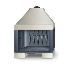Focar semineu pe lemne Patio 86 G deschis