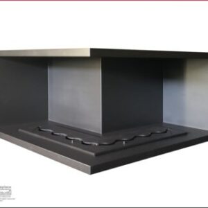 Focar semineu bioetanol Kami Nila pe colt 700/700/500