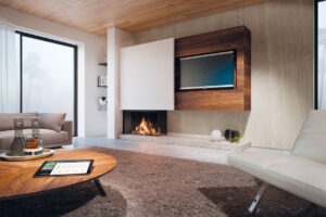 C51090_1050x700px_1_DRU_Maestro_105-2_Eco_Wave_houtset_bruin.jpg Focar semineu pe gaz Maestro 105/2