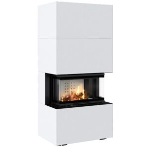Focar semineu modular - Kratki Easy Box alb