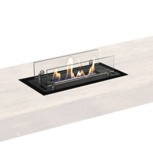 Focar semineu bioetanol Xaralyn Arzator S negru (4114LS)