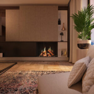 Focar semineu electric   Dru Virtuo 75