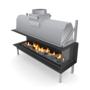 Focar semineu pe gaz Sinatra 1600 – 3 geamuri