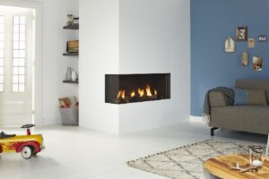 Focar semineu pe gaz Global 100 Corner BF