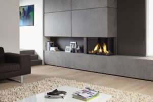 Focar semineu pe gaz  Lugo 80/2 Eco Wave