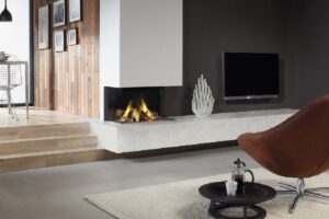 Focar semineu pe gaz Lugo 80/3 Eco Wave