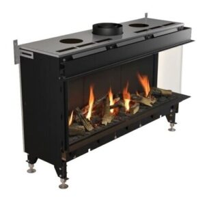 Focar semineu pe gaz Valentino 1000 – geam dreapta